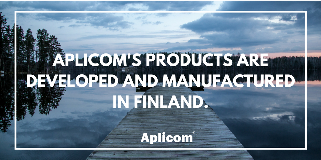 Aplicomin tuotteet on kehitetty ja valmistettu Suomessa