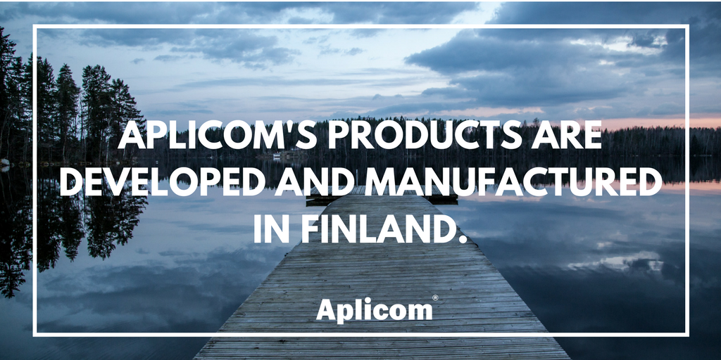 Aplicom's products are developed and manufactured in Finland